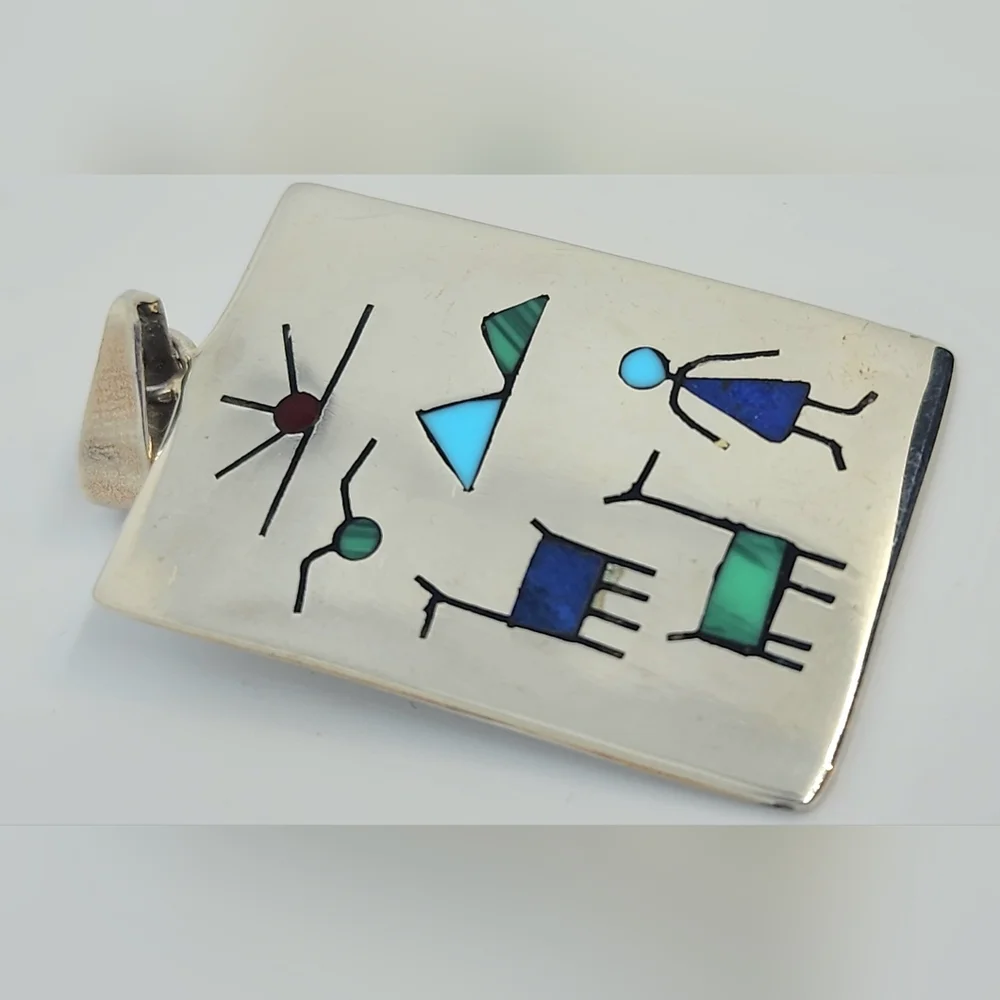 Sterling Diaguitas Charm Pendant - Picture 4 of 6